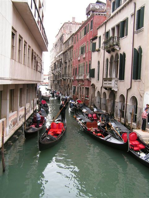 Venice traffic jam